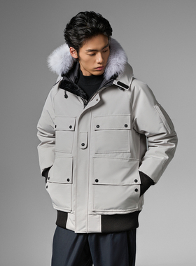 AzureMountain/蔚蓝山脉BYDECIEL伯德塞尔飞行员羽绒夹克