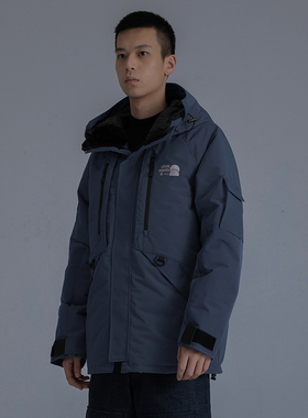 AzureMountain/蔚蓝山脉SCOTIA风雨雪派克大衣男连帽羽绒服外套