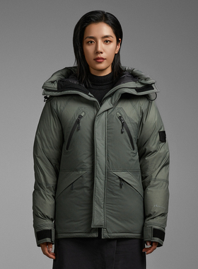 AzureMountain/蔚蓝山脉 Polarnight小松精炼极夜鹅绒派克大衣女