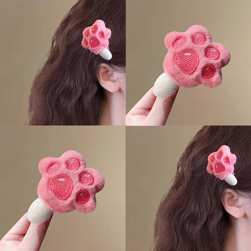 可爱疯狂动物城周边爪爪冰棍发夹毛绒猫爪卡通少女侧边刘海夹发饰,饰品/流行首饰/时尚饰品新,发饰,淘宝优惠券,粉丝福利购,淘宝优惠卷