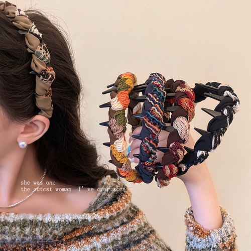 甜美百搭齿梳防滑发箍