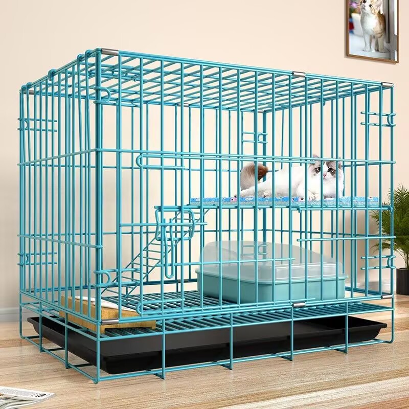 猫笼家用室内入门可折叠双层超大自由空间猫别墅猫窝猫屋