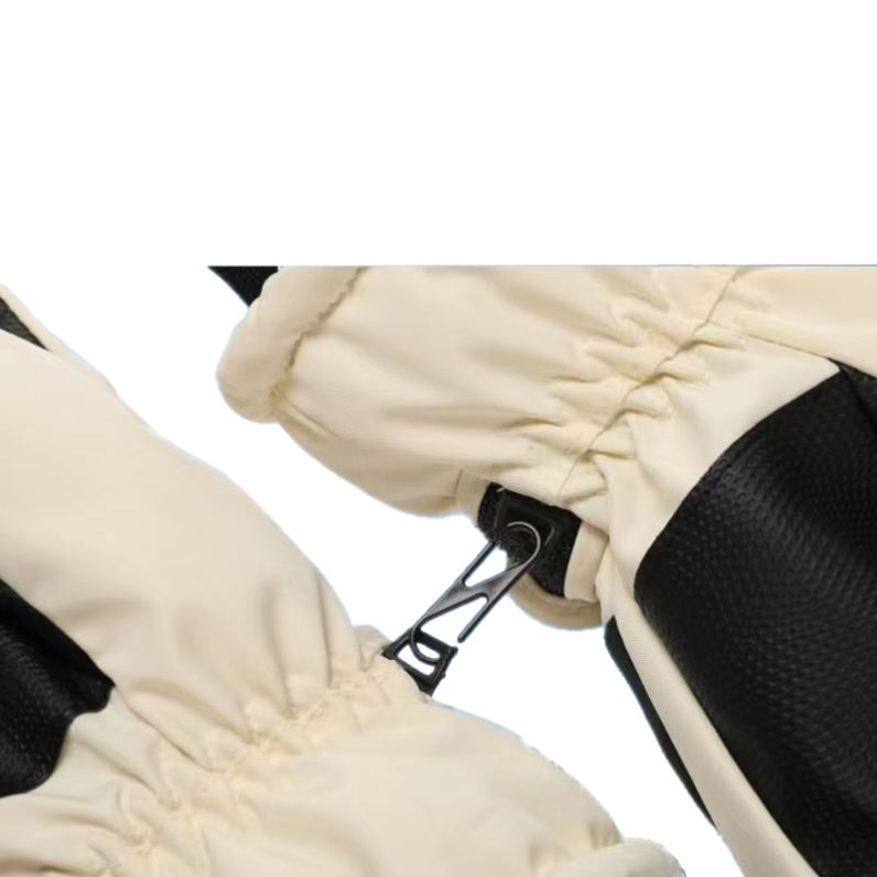 滑雪手套新款女冬防水防寒户外骑行触屏防滑加绒加厚羽绒保暖手套