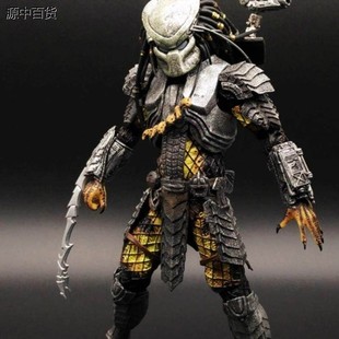 铁血战士手办模型AVP异形狗凯尔特长老独狼可动人偶电影摆件 迷失