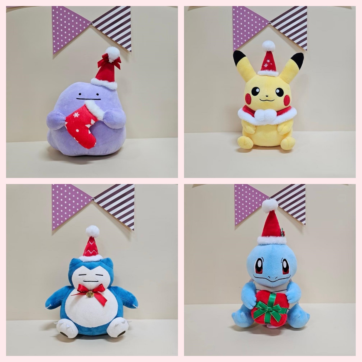 韩国正版宝可梦圣诞百变怪玩偶