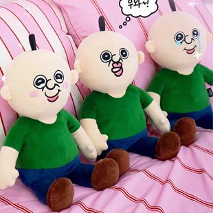 韩国正版 邦邦和玉智毛绒玩偶娃娃丑萌动漫周边公仔生日礼物 代购