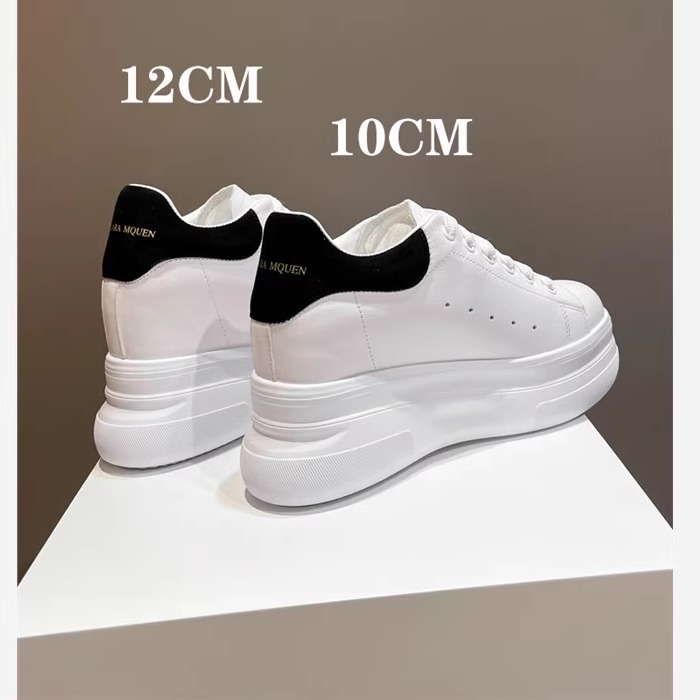 增高小白鞋厚底内女鞋10c