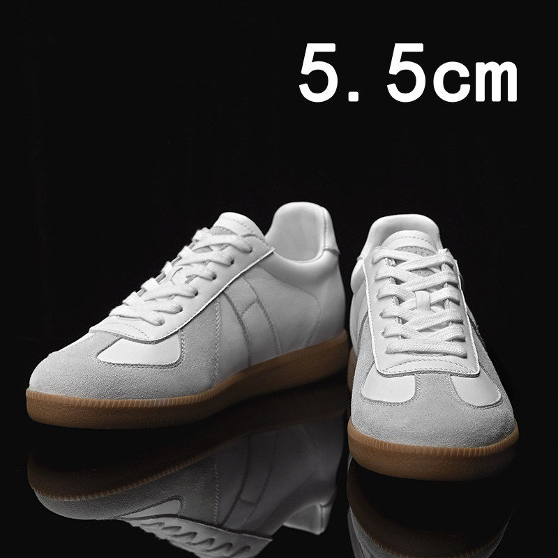 德训鞋款内增高头层牛皮