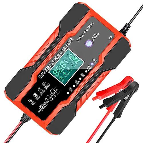 12V-24V Car Battery-Charger Full Automatic 12V 10A Digital C