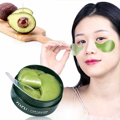 60Pcs Avocado Collagen Eye Mask Patches Anti Age Skin Care