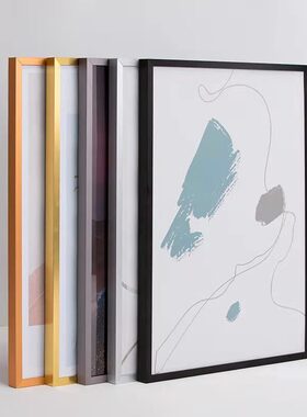 poster photo wooden art picture frame square相框/画框