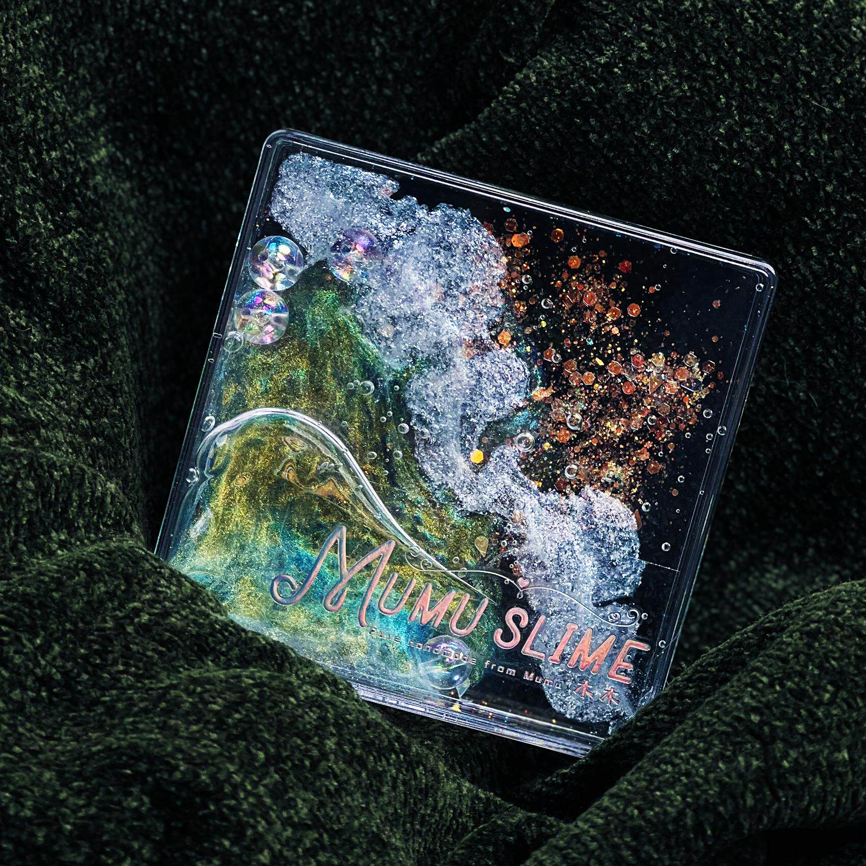 碎梦星河颜值高会变色的珠光泥霓虹粉水晶泥木木史莱姆slime起泡