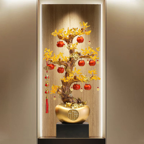 落地发财树摆件招财搬家乔迁礼物