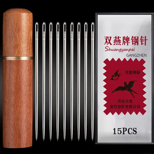 Шуаньянская домашняя швейная игла рука швейная игла Большая длинная толстая обувь ручной работы швейная стеганая одеяла стальная игла Старая марка Швейная игла