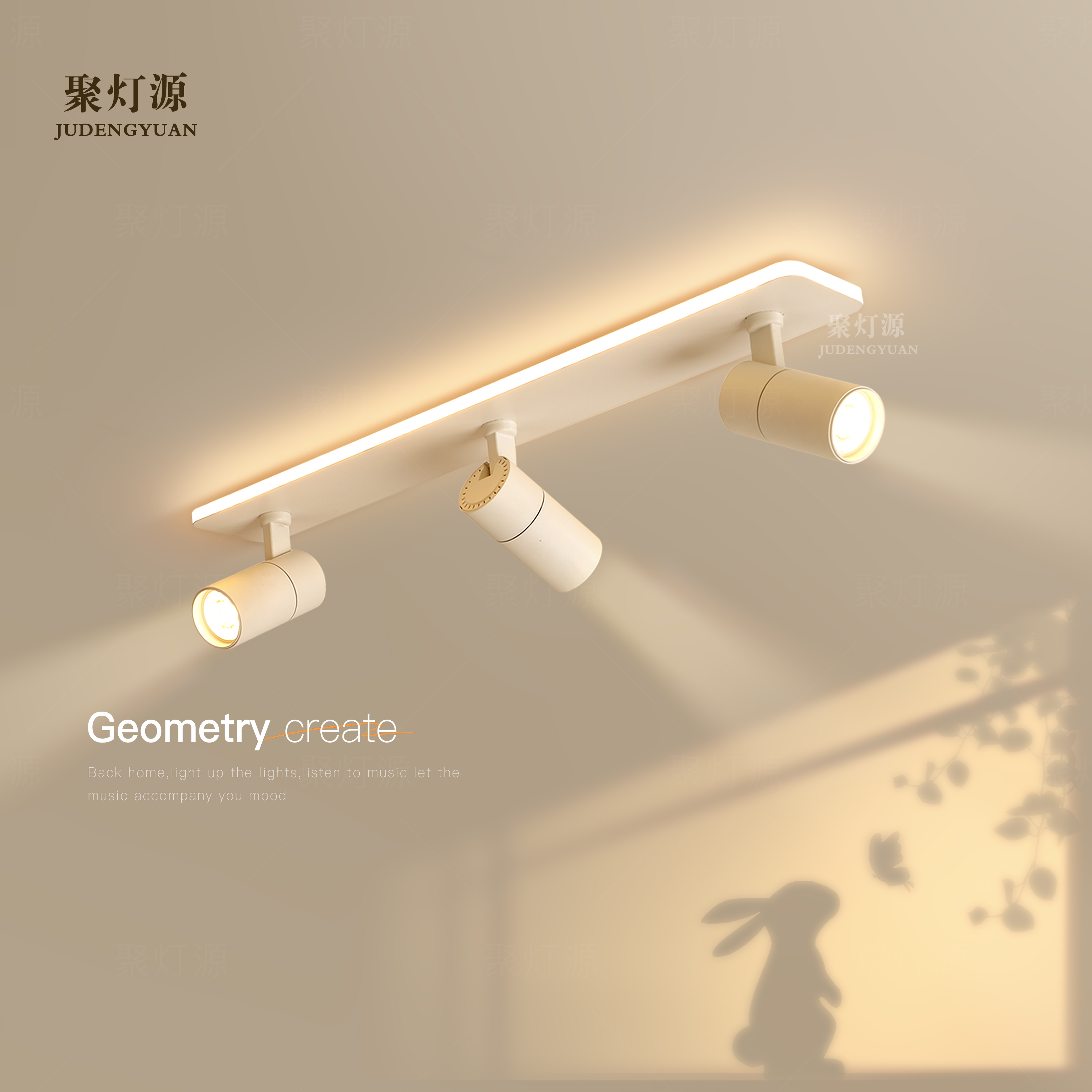 创意led吸顶灯长条走廊衣帽间灯