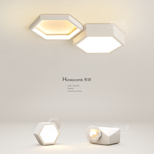 过道阳台灯创意几何led吸顶灯极简餐厅卧室书房房间过道走廊灯具