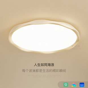 聚灯源大气主卧室灯简约现代led吸顶灯创意客厅灯2025新款 房间灯