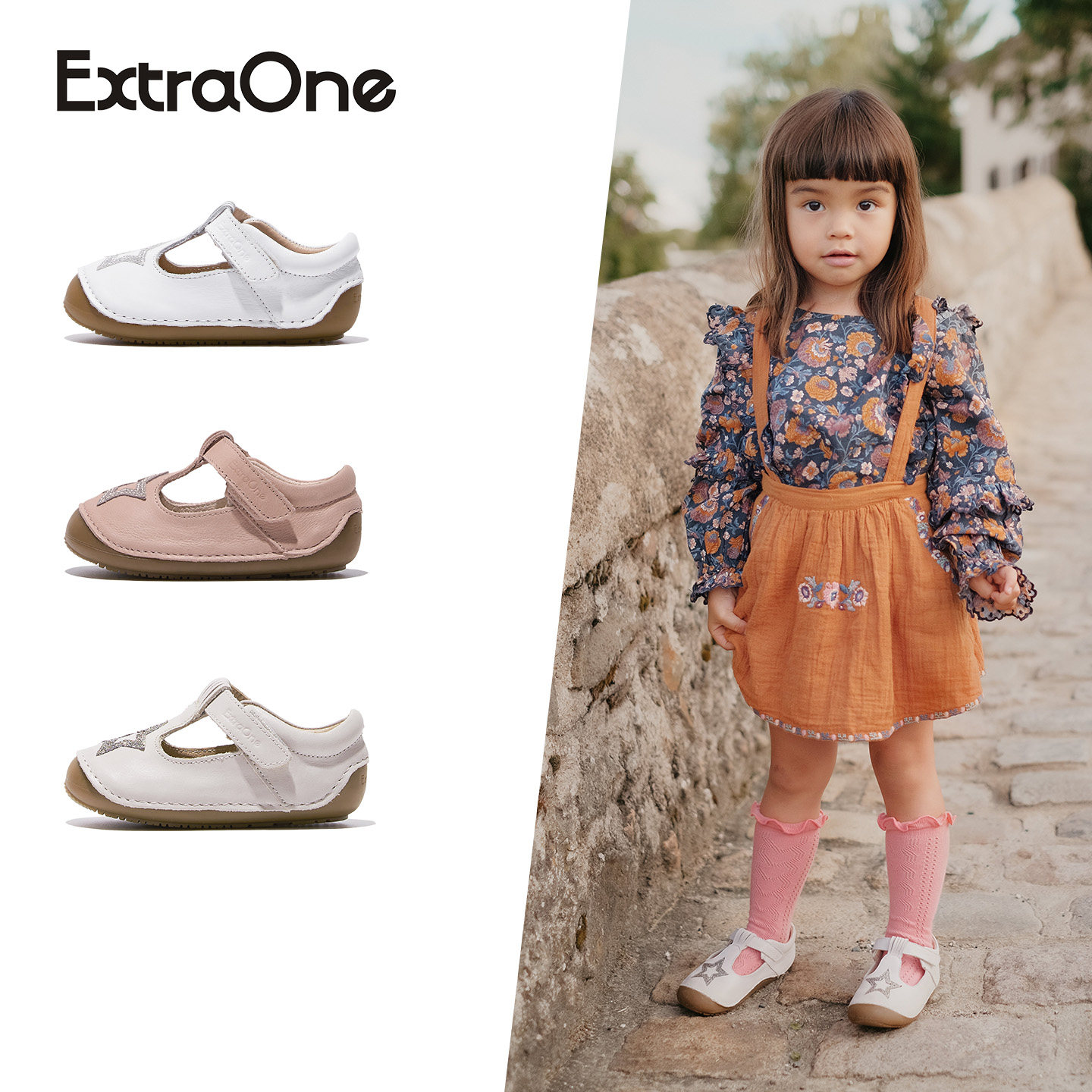 ExtraOne女宝星星公主稳步鞋