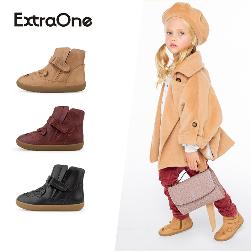 ExtraOne秋冬季防滑高帮皮靴