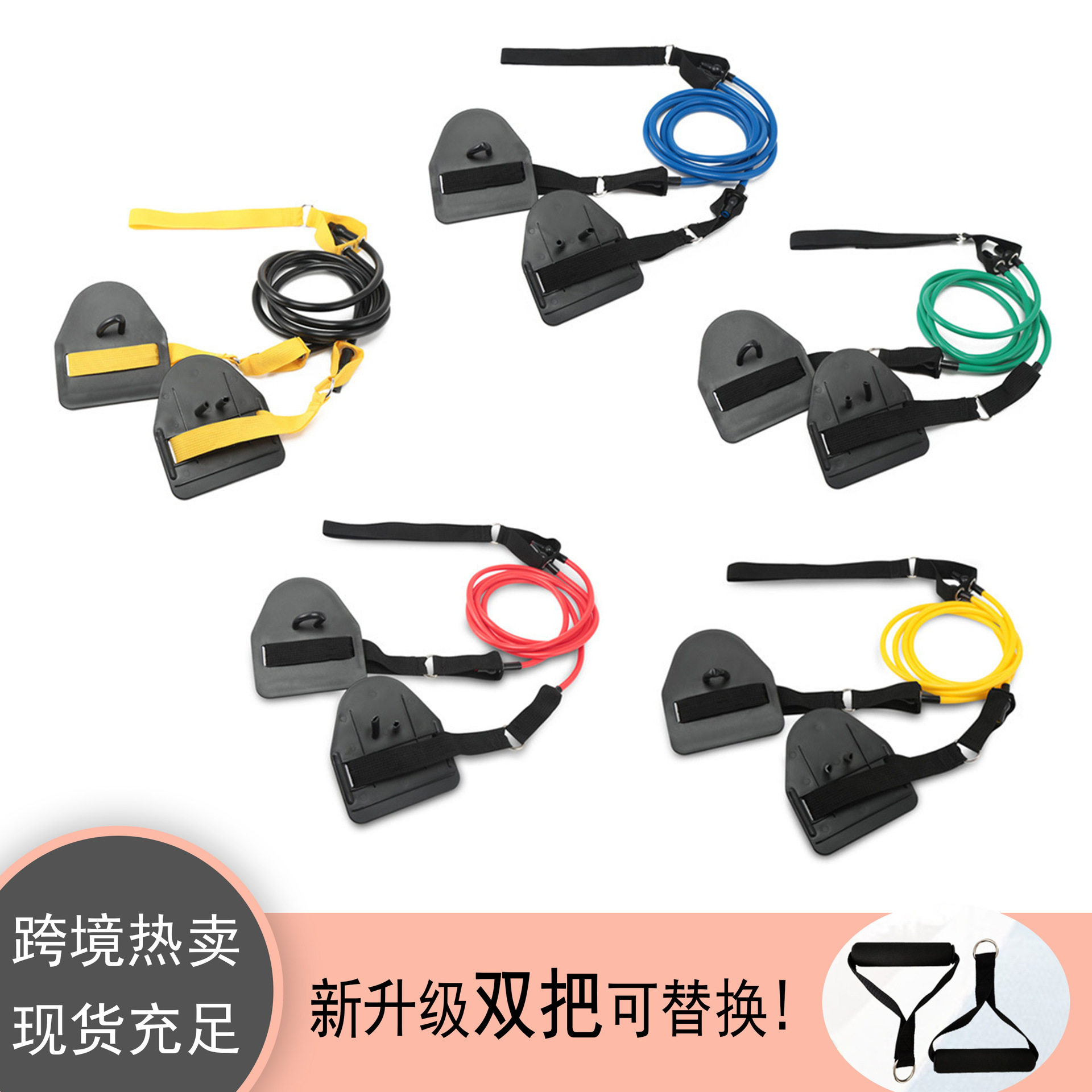 【跨境】陆地游泳训练器划水手蹼自由泳臂力器岸上成人儿童