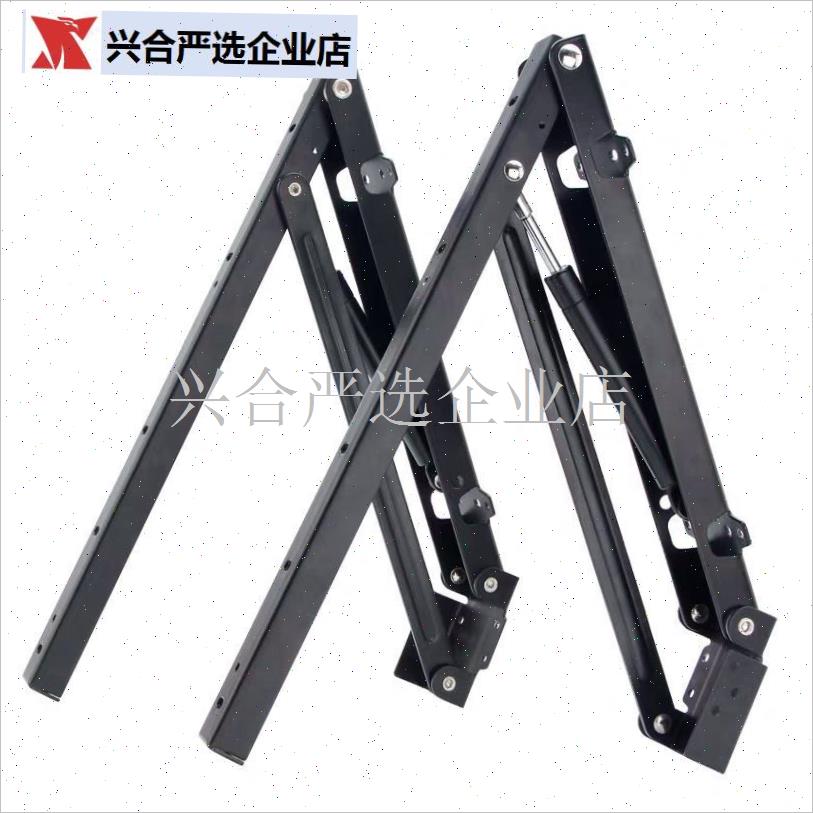 气压缓冲阻尼换鞋凳配件 挂墙隐藏式鞋柜折叠椅轨.道支架五金,