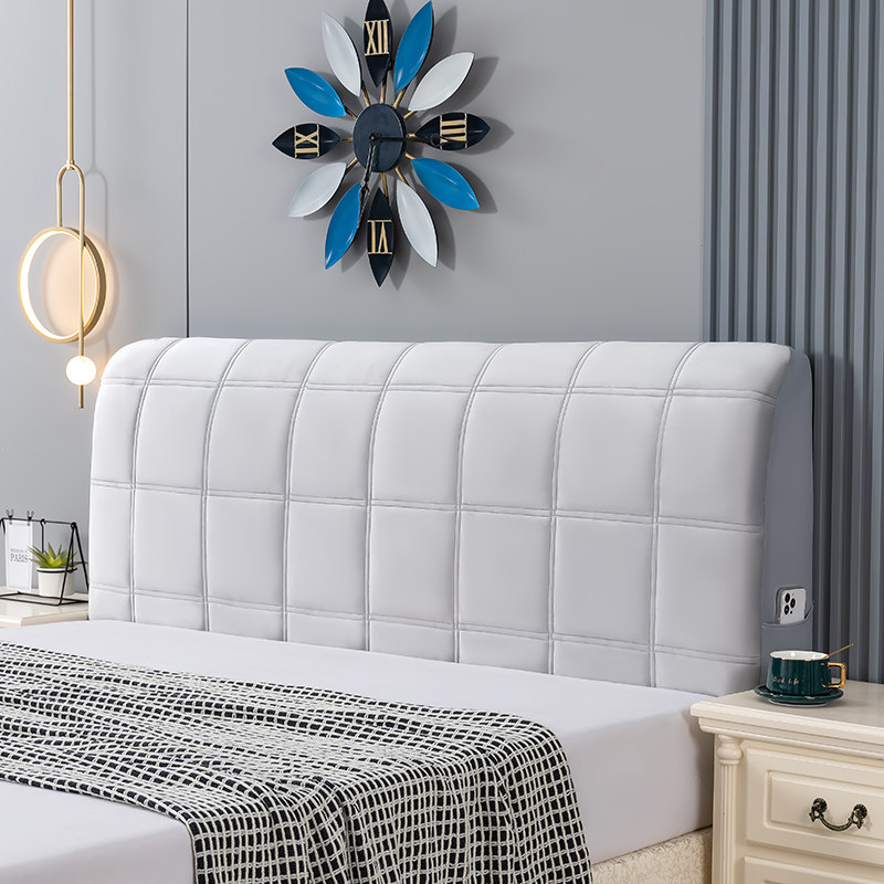 床头套罩2024新款靠罩通用加厚软包靠背夹棉全包防尘罩床靠背加高,居家布艺,床头罩,淘宝优惠券,粉丝福利购,淘宝优惠卷