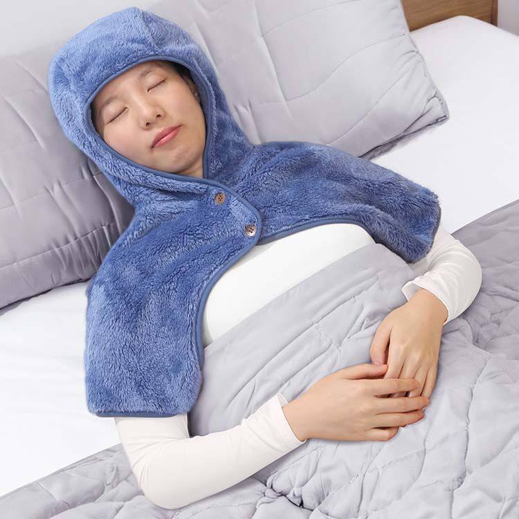 护头连帽护肩颈椎坎肩睡觉肩膀手臂胳膊保暖加绒外套睡觉帽防寒女,居家日用,保暖披肩,淘宝优惠券,粉丝福利购,淘宝优惠卷