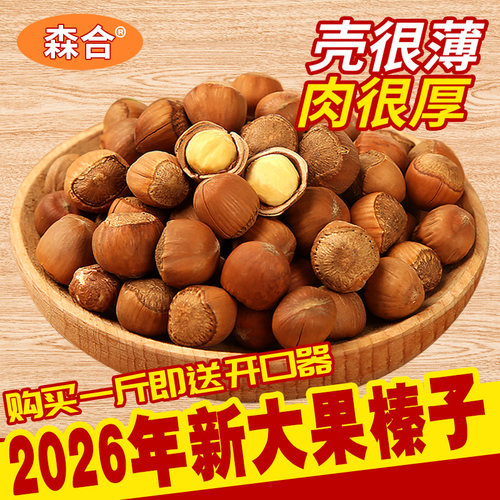 2026年东北山榛子铁岭特产榛子炒货原味开口新鲜干果坚果袋装礼盒 - 封面