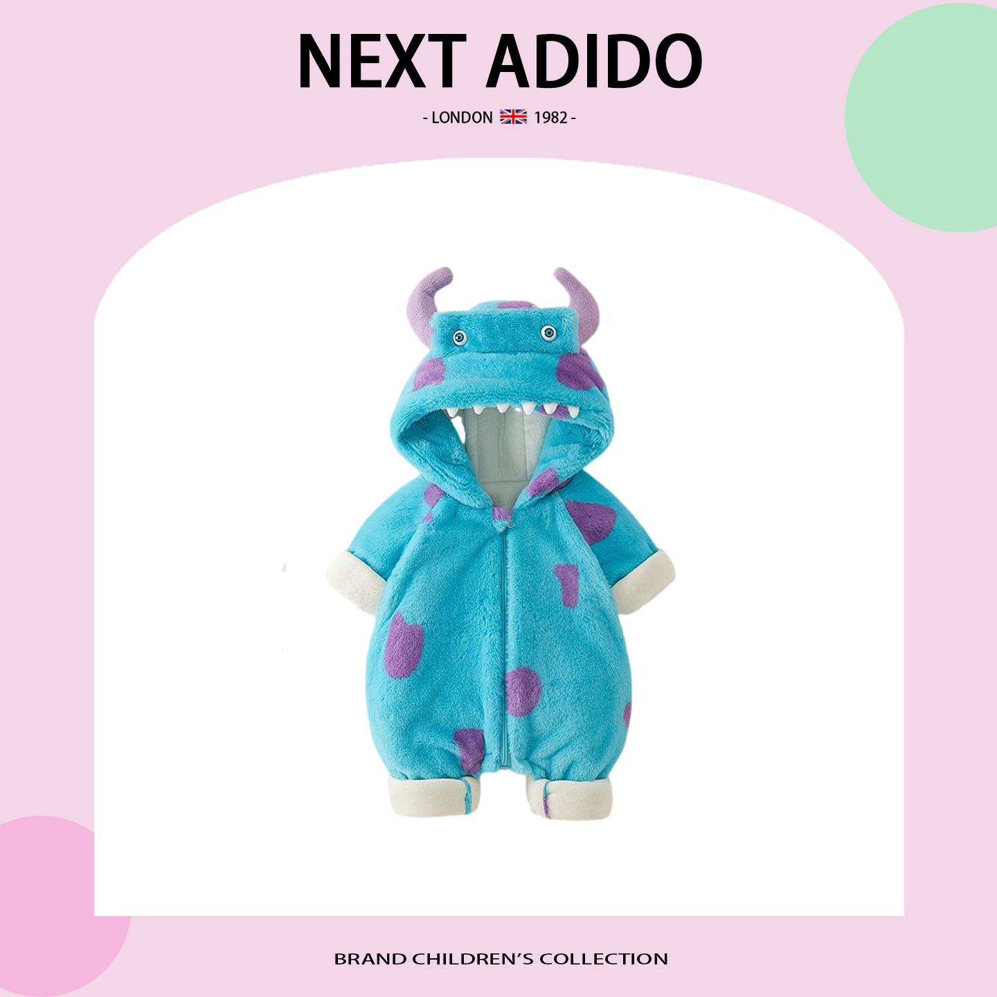 婴儿连体衣冬季加厚棉服爬爬服