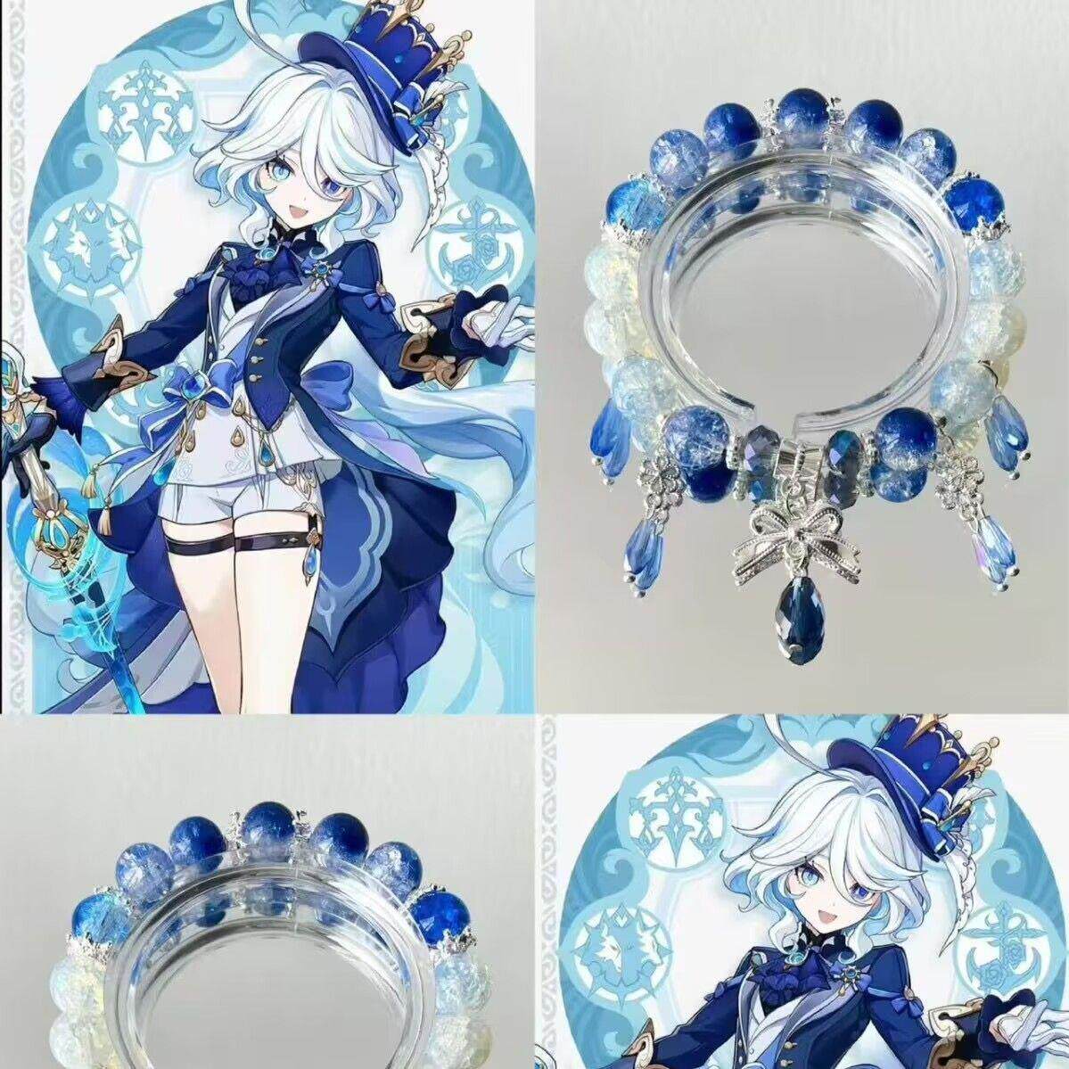 新款元神芙宁娜DIY衍生印象手链小众设计高级感手串ins风闺蜜送礼