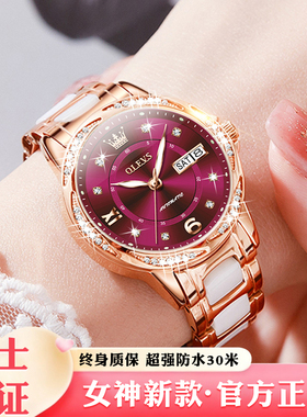 新年送女友闺蜜生日礼物女士手表全自动机械表轻奢小众高级感女表