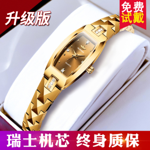 瑞士进口女式 瑞士机芯女士机械表防水复古轻奢小众女表 手表女新款