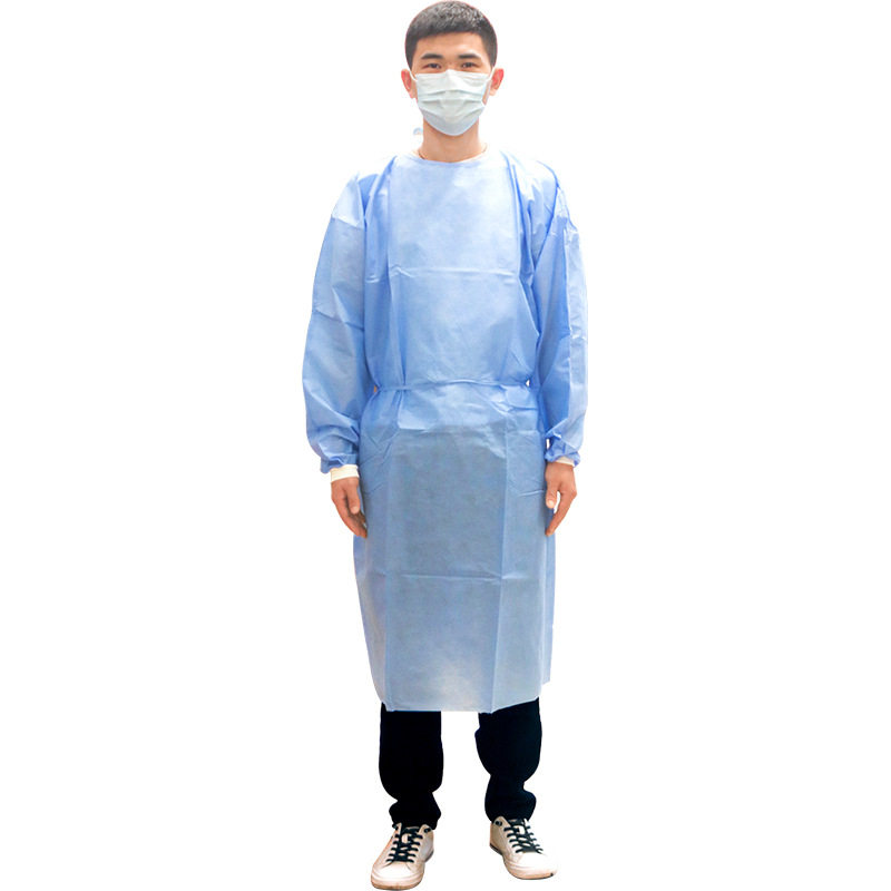 sms一次性隔离手术衣连体式隔离衣反穿防护服防尘防菌加厚薄透气