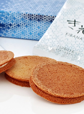 AaronHouse现货日本北海道连续金奖受赏雾花 奶油夹心饼干盒装5枚