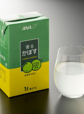 AaronHouse现货日本全日空ana航空限定饮料kaoru kabosu酸橘果汁