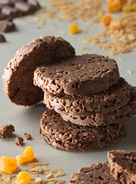 AaronHouse现货日本北海道letao冬季限定杏子巧克力麦片脆饼5枚