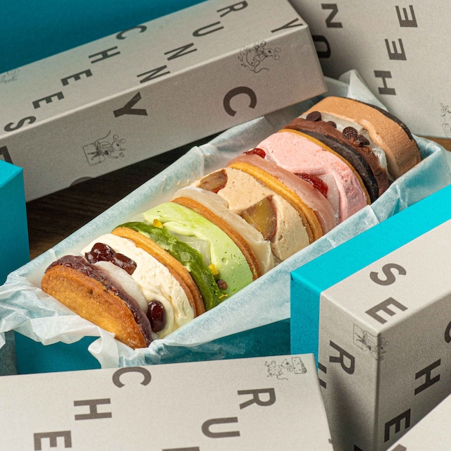 羽二重饼夹心5种口味曲奇组合