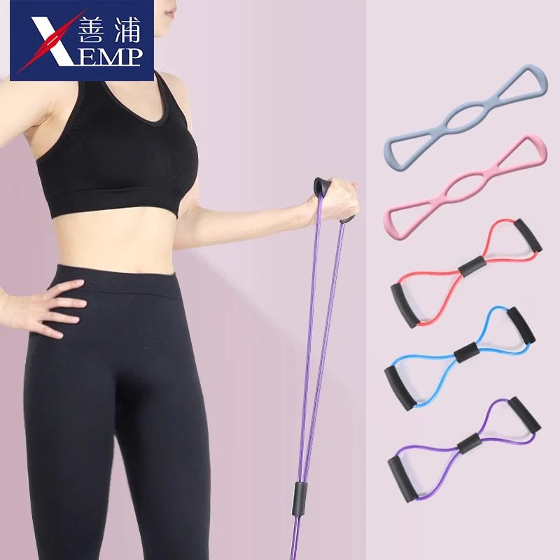 拉力器A1vq001-八字开肩阻力带美背弹力拉伸带瑜伽训练器材健身家