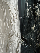 立体脉纹创意复古纯色金银丝闪光重肌理提花布料挺廓型设计师面料