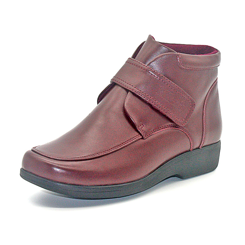 Mileno/米莲诺冬季圆头平底牛皮短靴舒适妈妈鞋休闲保暖鞋244661,女鞋,时装靴,淘宝优惠券,粉丝福利购,淘宝优惠卷