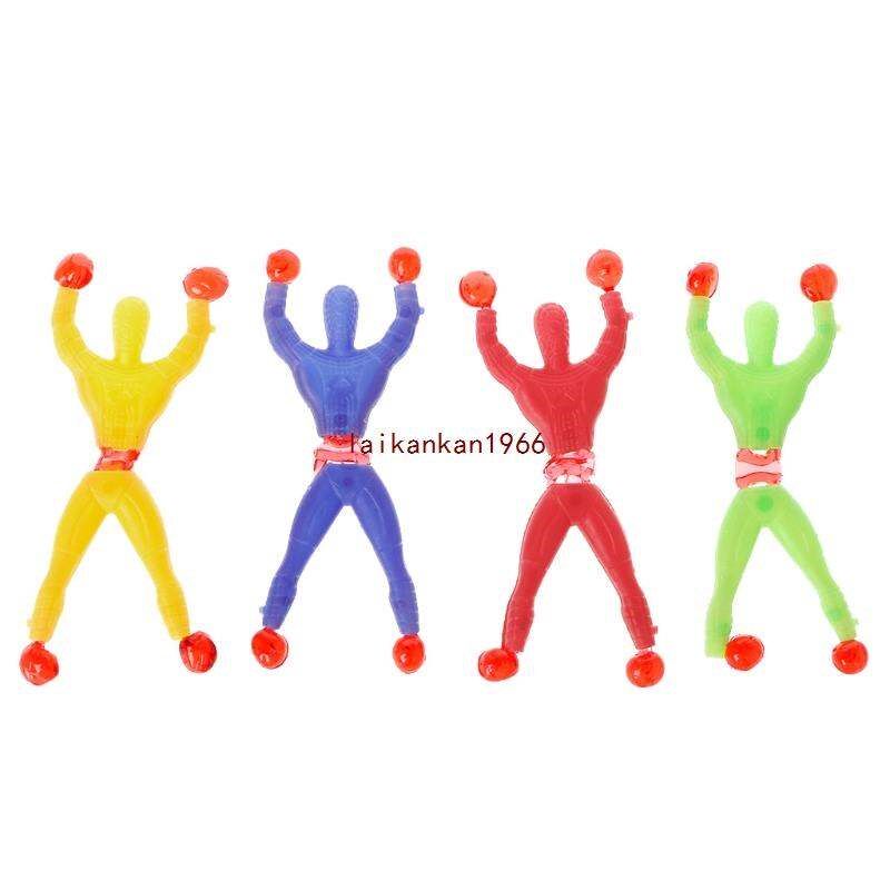 10 pcs sticky elastic spider man fun stchy kids toy wall
