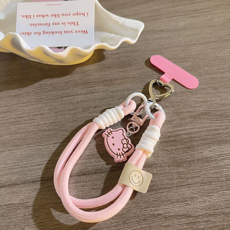 可爱立体粉色KT猫挂件手