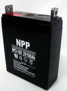 NPP蓄电池NP2-100 2V100AH 铅酸免维护参数