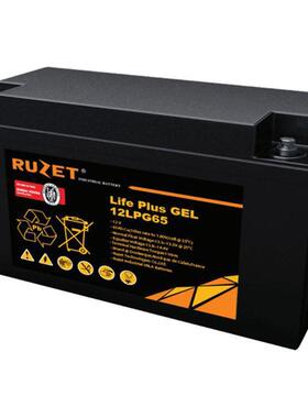 蓄电池 12v65Ah RUZET 12LPG65  直流屏专用免维护蓄电池