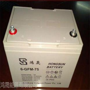 HONGSUN BATTERY6-FM-75 免维护储能型 UPS直流屏应急