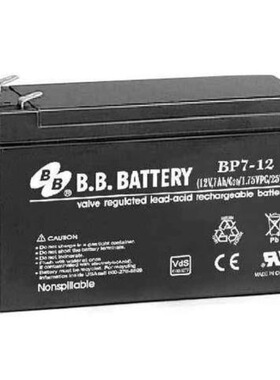 BB蓄电池B.B.BATTERY BP12V7AH 12 17 20 24 38 65 100 120 150AH