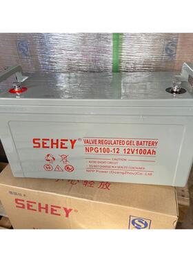 西力蓄电池12V100AH ups电源蓄电池 SEHEY NP100-12 铅酸蓄电池