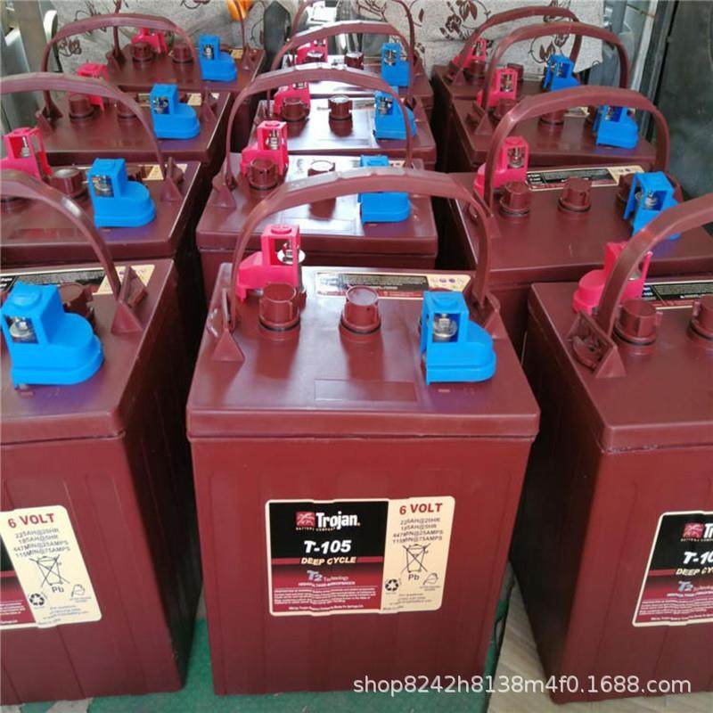 美国TrojanT-605益高观光车扫地车动力电瓶6V210AH,电动车/配件/交通工具,电动车铅酸电池,淘宝优惠券,粉丝福利购,淘宝优惠卷