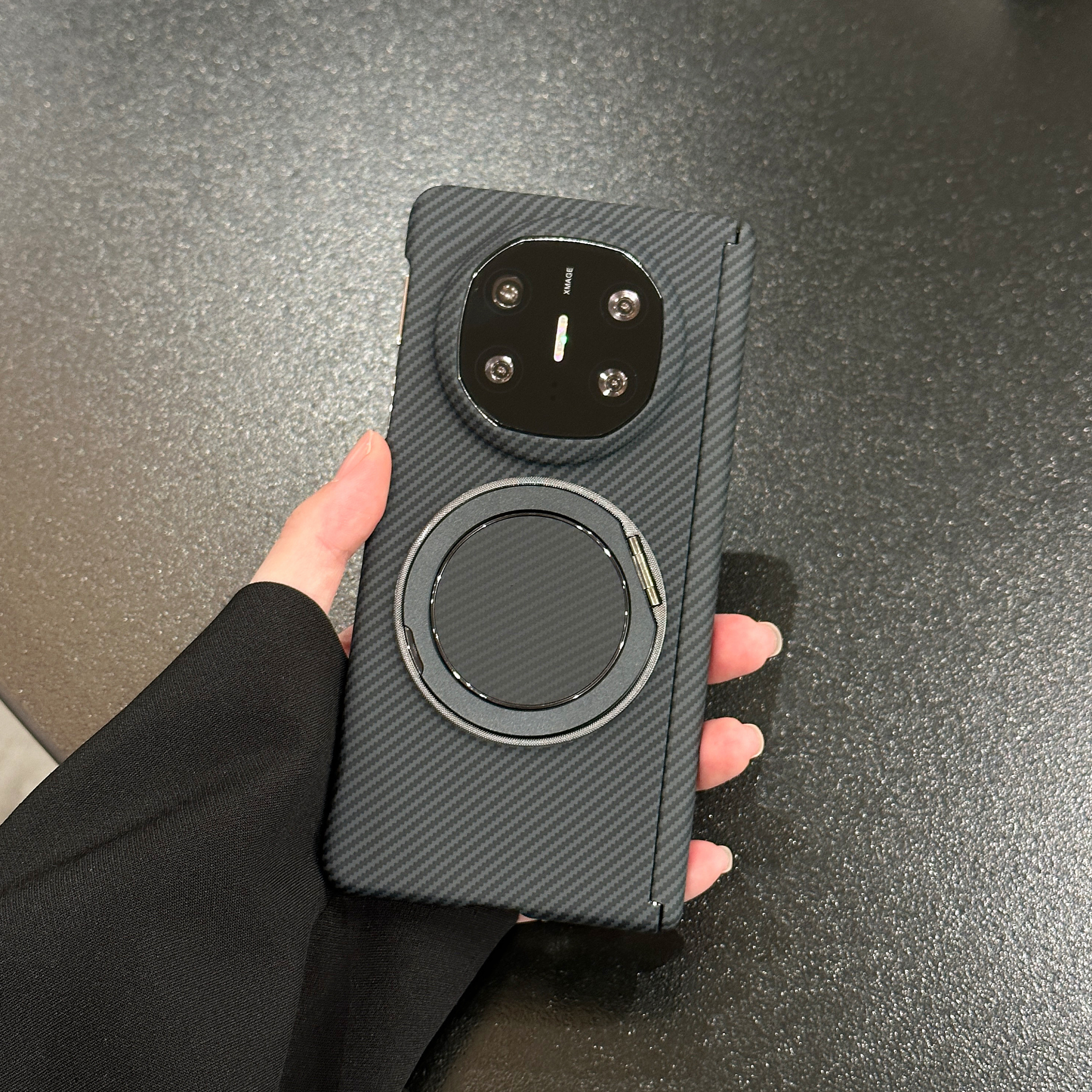 碳纤维磁吸支架适用华为matex6