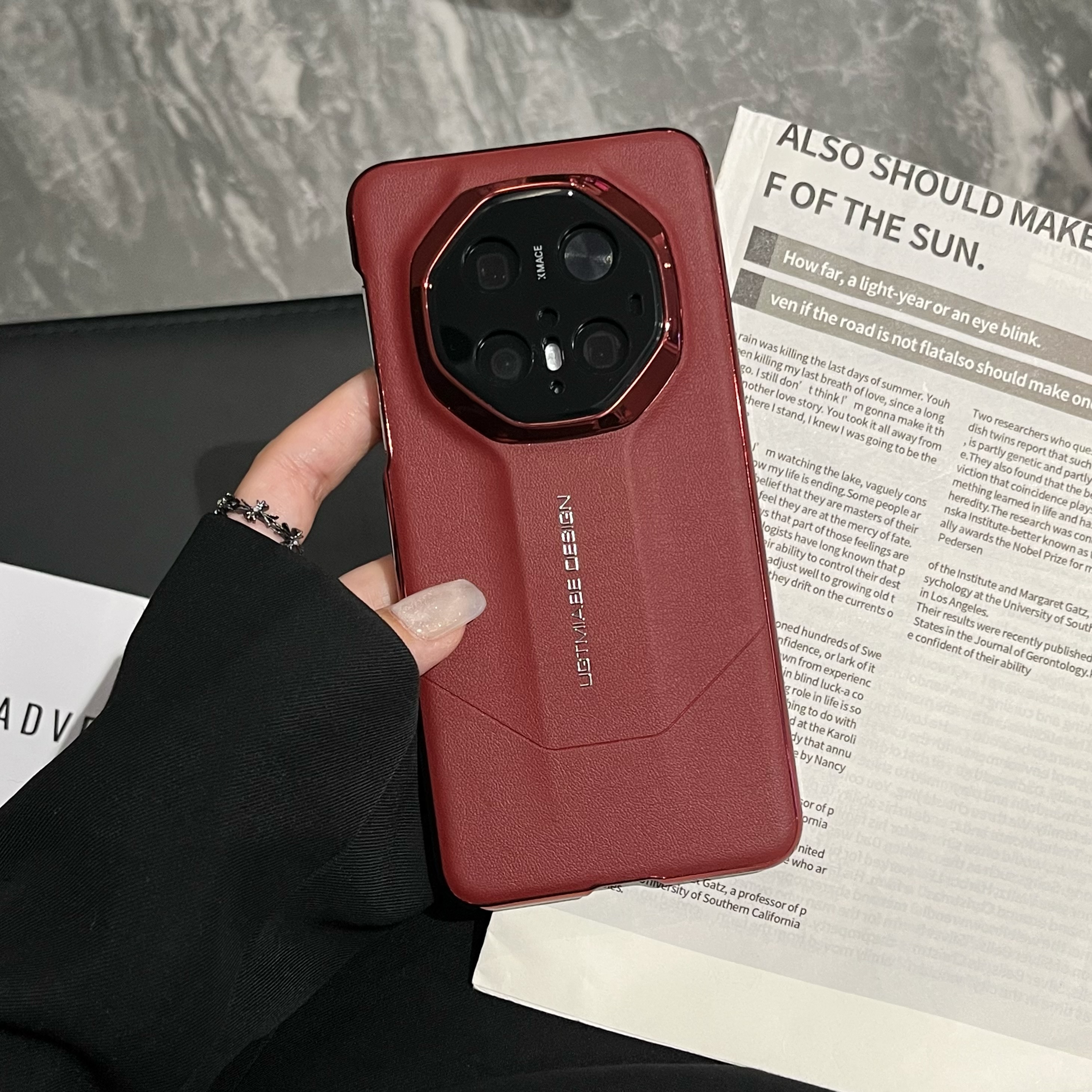 秒变保时捷适用华为p80手机壳